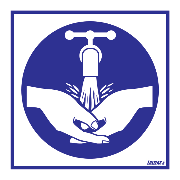 LALIZAS IMO SIGNS - Wash Your Hands